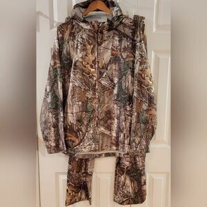 Habit‎ Rain Jacket & Pants Set Realtree Xtra Camouflage XL